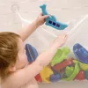 Jouets de bain pour bébé Filet en maille Sac de rangement pour jouets Multifonction Bébé Ventouses Sac de jeu de bain Salle de bain Baignoire Organisateur de poupée 220531