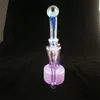 Smoking Pipe recycle rbr1.0 secret white and purple lollipop and american color14mm joint