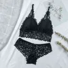 Women Lace Bra Sets Seamless Underwear Backless Vest Sexy Briefs Female Intimates Padded Bralette Lingerie Customized Straps L220727