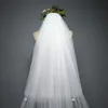 Voiles de mariée haute qualité 3.8 m dentelle blanche fleur une couche avec peigne Insert Voile de mariage Voile Mariage accessoires de mariée