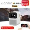 Version mondiale Projecteur Wanbo T6 Max LED 550 ANSI Smart TV Netflix Android 9.0 Mise au point automatique Correction trapézoïdale 4K Home Cinéma H220409