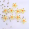 Resina Flores Miniaturas Brincos de Flor de Gelinha fofa