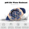 Wristwatches Women Watches Rose Gold Unique Chronograph Dress Rubber Strap Watch Female Classic For Valentiristwatches WristwatchesWristwatc