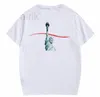 2023S Herren Damen Designer T-Shirts Kurze Sommermode Lässig mit Markenbrief Stickerei Baumwolle Belüftung Designer Kleidung