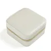 Velvet Jewelry Boxes Small Travel Jewellery Case Packaging Organizer Display Cases Rings Earrings Necklaces Storage Box