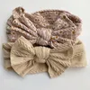 En gros 10 pièces bébé câble tricot bandeaux pour enfants élastiques bandes de cheveux fille accessoires infantile bandeau doux Turban né