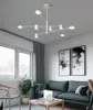 Pendant Lamps Post-Modern LED Living Light Room Restaurant Chandelier Simple Home Hanging Lamp Nordic Bedroom Rotation Illumination LampsPen