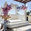 Bambini per adulti commerciali rimbalzanti Castle Jumping Wedding Bouncer Castles White Bounce House Jumper con soffiatore gratuito