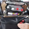 Bilarrangör Multi-Pocket Back Seat Drink Cooler Case Bottle Hanger Hanging Tissue Pouch
