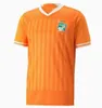 2021 2022 COTE D IVOIRE SOCCER JERSEYS Équipe nationale Ivory Coast Jersey Drogba Kessie Zaha Cornet Men Homme Maillot de Foot Football Uniform Player Version