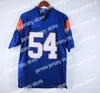 New 7 Alex Moran 54 Thad Castle Football Jersey Blue Mountain State BMS TV Show Goats Double Stitched Name and Number Top Quality