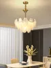 豪華な現代のクリスタル羽の草のシャンデリアランプの学習リビングヴィラベッドルームダイニングルームLED E14天井ランプ
