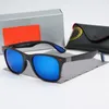 luxury Designer Sunglass High Quality black resin frame Sunglasses Mens Lake Blue Glasses Women Sun glass UV400 classic fashion lens Unisex Pilot Adumbral R B4509#
