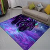 Carpets Lion And Forest Carpet Home Living Room Bedroom Animal Print Sofa Coffee Table Side Mat Anti-Slip Door MatCarpets