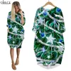 Robe de Noël Père Noël 3D Imprimé Baggy Femmes Robes À Manches Longues Robe Femme Robes De Poche pour la Fête et Noël W220616