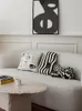Coussin/oreiller décoratif Style nordique bureau taille coussin salon en forme de damier oreillers de couchage décor à la maison Cojines Decorativos