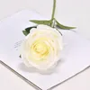 Декоративные цветы венки одиночная романтическая красная шелковая роза искусственная для домашней свадьбы на День святого Валентина Эль -Приказ
