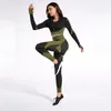 2/3 Pcs Yoga set nahtlose sportswear yoga mantel fitness Kleidung Weibliche sport Anzüge Training Laufen Kleidung 220326