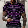 T-shirt da uomo Abbigliamento da uomo T-shirt di design di lusso T-shirt da uomo con stampa leopardata rosa 3D Camicie Harajuku stranamente specifiche T-shirt da uomo Imon22