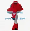 Costume de poupée de mascotte mascotte le costume de mascotte d'avion rouge taille adulte personnage de dessin animé populaire thème d'avion costumes d'anime carnaval fanc