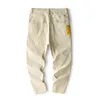 Calças masculinas Summer Slacks Mens Chaques Khaki Slim Nona Lazer Plus Size Moda Men#39;