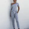 Kobiety Jumpsuits Rompers Women Casual One Rushoter Joks Mash