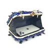 Evening Bags Doulbe Diamond Clutch Bag Sequin Beading Embroidery Women Wedding Chain Shoulder Party Luxury HandbagEvening