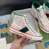 mens womens Tennis 1977 Sneaker with Web Green and Red in cotton Luxe Fashion Casual Trainer design for men size 35-45 mjkNBV441