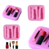 Stampi da forno in silicone fai-da-te Torta fondente Sapone Stampi 3D Bellezza cosmetica Rossetto Forma Strumento alimentare Bakeware Alta qualità C0412