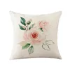 Taie d'oreiller printemps maison décorative housse de coussin 45x45cm fleurs Vineman imprimé oreiller ferme fête canapé voiture décor taies d'oreiller 220714