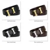 Fashion Designer Brands Belt Mens Luxury Belts For Men Woman Waistband 10 Style Leather High Quality Leather 3 6cm orange box276E