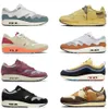 2022 Authentic Patta Sneakers 1 Monarch Aqua Noise Shoes Baroque Brow Saturn Gold CLOT 97 Sean Wotherspoon Hombres Mujeres Deportes al aire libre Entrenadores con caja original