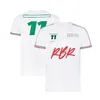 F1 Formula One T-shirt nouvelle chemise à col rond avec la même personnalisation