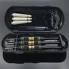 3pcs/set professionista Darts Carry Box 24g 25g Black Golden Color Sunda in acciaio Darts con freccette in ottone Abchi277Z277Z27Z