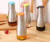 new pattern Functional Olive Oil Bottle Soy Sauce Cooking Utensils Vinegar Seasoning Storage Can Glass Bottom 304 Stainless Steel Body Kitchen Cooking Tools