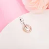 2022 Mother's Gift 925 Sterling Silver Family Always Encircled Dangle Charm Bead Fits Pandora Bracelet DIY Jewelry Making Loose Beads Accessories 780797C01