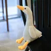 Bonito fofo pato pelúcia brinquedo animal goose boneca moda simulação pelúcia cisne crianças presente de aniversário