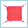 Outros suprimentos para animais de estimação Garden Home LL Hammock pendurado manta hamster de verão Mesh de sanduíche respirável c dh8vn