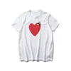 24 SS Designer Herren T-Shirts Small Red Heart Fashion Brand Herren T-Shirt Multi-Style Bedruckte Hemden