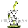 Recycler bong heady glass bongs inline perc water pipes dab rig wax glass pipe oil rigs quartz banger percolator bubbler beaker hookahs