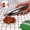 Stainless Steel Chestnut Opening Device Household Cross Nut Peeling Tool Chestnut Clip Kitchen Accessories Kithchenware JLE14167