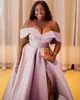 Robe de bal grande taille lilas, ligne A, sexy, couleur unie, épaules dénudées, robes de soirée pour femmes, Maxi, tenue de soirée formelle, longueur au sol, robes simples pour occasions spéciales, 2022