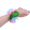 4 pièces/ensemble Déguisement Artificielle Fleur Hawaïenne leis Guirlande Collier Fête Hawaï Plage Fun Fleurs BRICOLAGE Décor De Fête Décoration