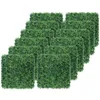 Decorative Flowers & Wreaths Pcs Artificial Boxwood Grass 25x25cm Backdrop Panels Topiary Hedge Plant Garden Backyard Fence Greenery Wall De