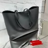 Borse firmate Totes Borsa firmata Donna 5A Pelle PU morbida di qualità Nero Grande tasca per lo shopping di moda Hardware dorato Portafoglio portatile di lusso per borsa a tracolla