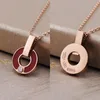 New style men's and women's pendant necklaces fashion designer design stainless steel necklace man's Valentine's day gifts for woman