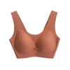 SuyaDream femmes 3/4 tasses sans couture soutiens-gorge doublure en soie naturelle sans fil mince rembourrage Yo ya Style soutien-gorge noir intimes 220519