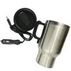 New 12V Car Heating Cup Electric Kettle Cars Thermal Heater Cups Boiling Water Bottle Car Coffee Cup Auto Adapter 450 ML