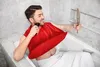 Homme tablier de salle de bain mâle barbe tabliers ménage coiffeur rasage soins propre adulte bavoirs rasoir titulaire salles de bains organisateur