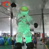 Activités de plein air 6 m 20ft publicité ballon gonflable géant astronaute Spaceman dessin animé ballon à air avec lumière LED pour 284f